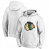 Chicago Blackhawks White All Stitched Pullover Hoodie,baseball caps,new era cap wholesale,wholesale hats